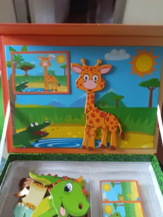 Puzzle imanes Playtive 80 piezas +3 años