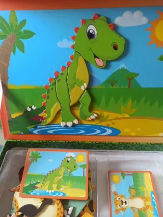 Puzzle imanes Playtive 80 piezas +3 años