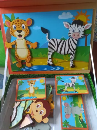 Puzzle imanes Playtive 80 piezas +3 años