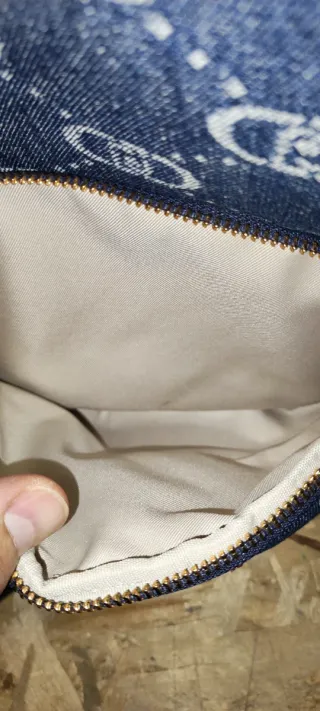 Zainetto Liu Jo Denim con Dettagli Rossi