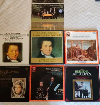 Vinilos. Beethoven: Misa Solemne, Sonatas Violín