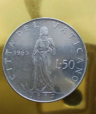 50 Lire Città del Vaticano 1965