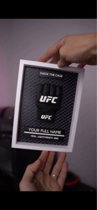 Moldura UFC Luva MMA Personalizada