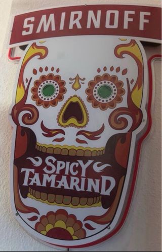 Cartel Luminoso LED Smirnoff Spicy Tamarind