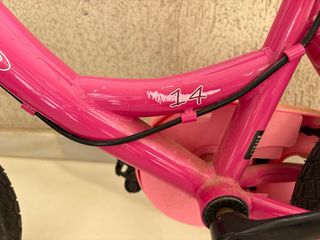 Bicicleta niña 14 pulgadas rosa