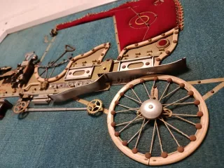 Cuadro Coche Clásico Arte Reciclado