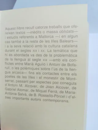 Llengua, literatura i societat a Mallorca