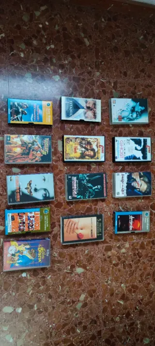 Lote Películas VHS Varias