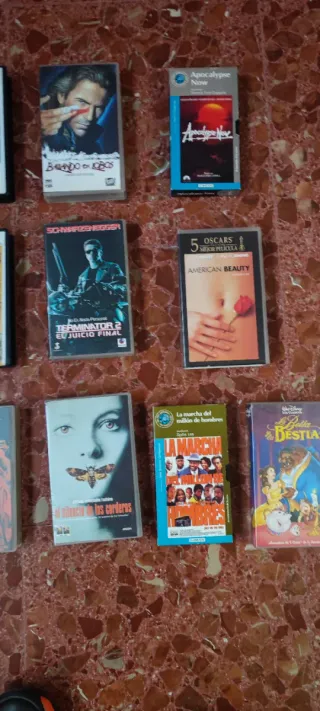 Lote Películas VHS Varias