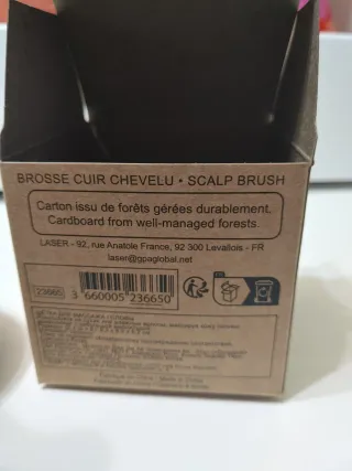 Spazzola massaggio cuoio capelluto verde