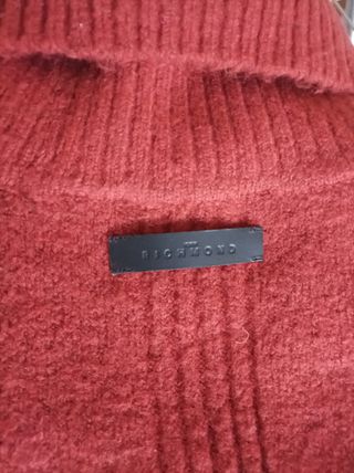 Abito maglia John Richmond rosso ruggine