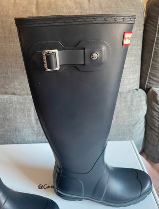 Botas de agua mujer Hunter azul