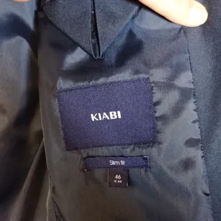 Chaqueta traje azul Kiabi Talla S Slim fit