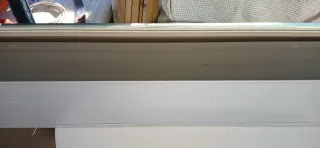 Cajón y persiana de aluminio beig 120x20