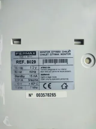 Videoportero Fermax 8029