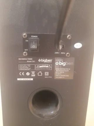 Torre Musical Multimedia Bluetooth Diseño Londres