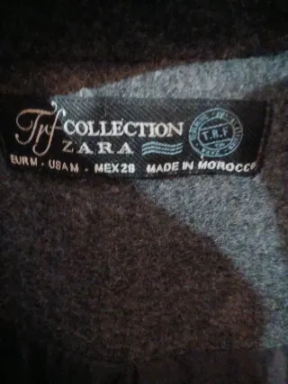 Cappottino Zara donna tg M 70% lana