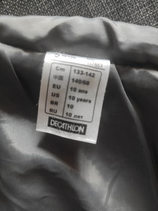 Piumino Quechua bambino 10 anni