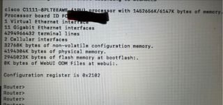 Router Cisco ISR C1111-8PLTEEAWE