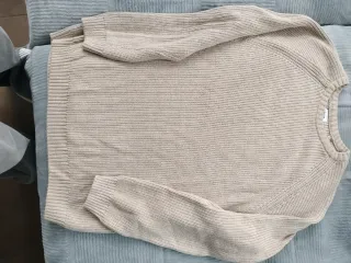 Jersey Zara Algodón Beige