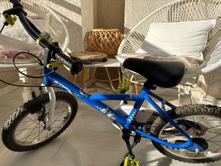 Bicicleta infantil azul 16”