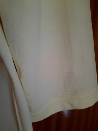 Bata de casa beige mujer