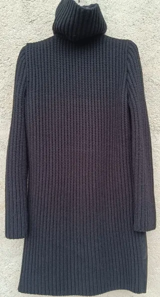 Max & Co. Cappottino Lana e Pelle Nero