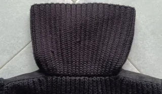 Max & Co. Cappottino Lana e Pelle Nero