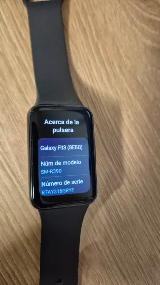 Samsung Galaxy Fit 3 Smartband Gris SM-R390M