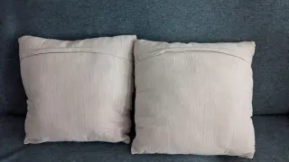 2 Cojines Rosa Claro Corte Inglés