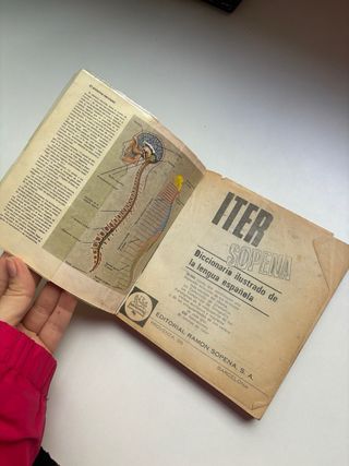 Diccionario ilustrado Sopena – libro vintage