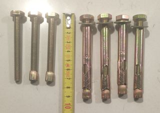 Tacos de expansión metálicos (4 unidades)