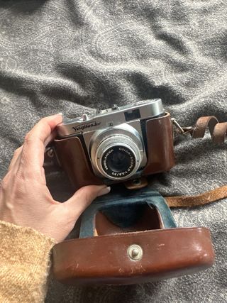 Cámara Voigtländer Vito B Vintage Marrón/Plata