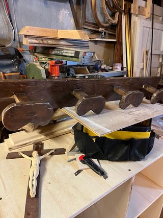 Appendiabiti Arte Povera Legno