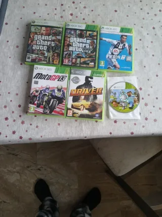 Pack 5 Juegos Xbox 360: GTA IV, V, FIFA 19, MotoGP