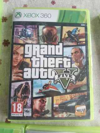 Pack 5 Juegos Xbox 360: GTA IV, V, FIFA 19, MotoGP