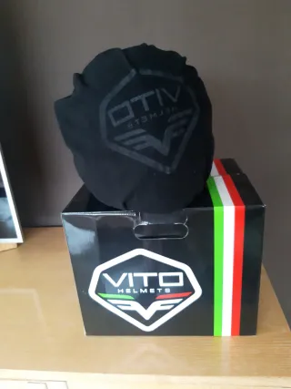 Casco Moto Talla M Negro