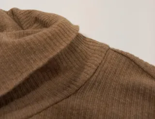 Jersey Cuello Alto Lauren Ralph Lauren Marrón Tall