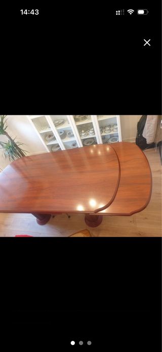 Mesa comedor extensible madera 160-230cm