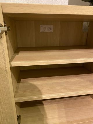 Mueble TV madera y cristal