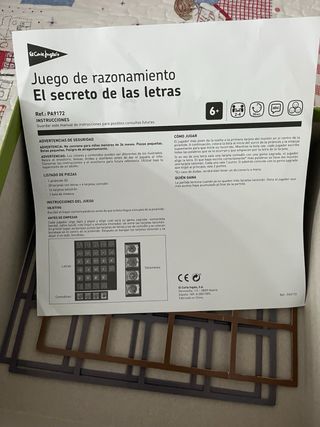Juego de mesa El secreto de las letras