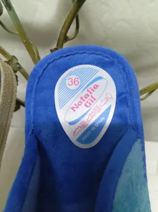 Zapatillas Casa Mujer Búho Natalia Gil Talla 36