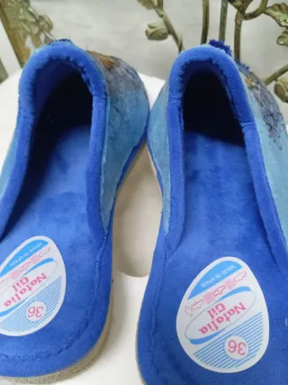 Zapatillas Casa Mujer Búho Natalia Gil Talla 36