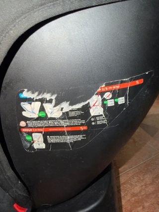 Silla de coche negra x viaje venta