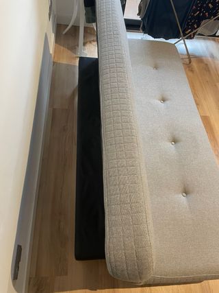 Sofá Cama Gris 2 Plazas