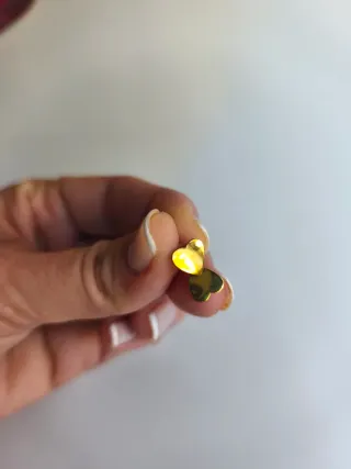 Pendientes Parfois Corazón Dorado