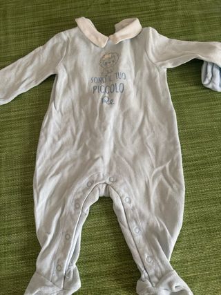 Set 3 body ciniglia 0-1 mese bimbo