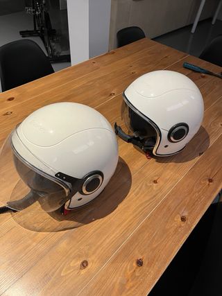 Cascos Vespa Scooter Blanco