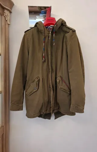 Cappotto uomo BoB verde multicolor