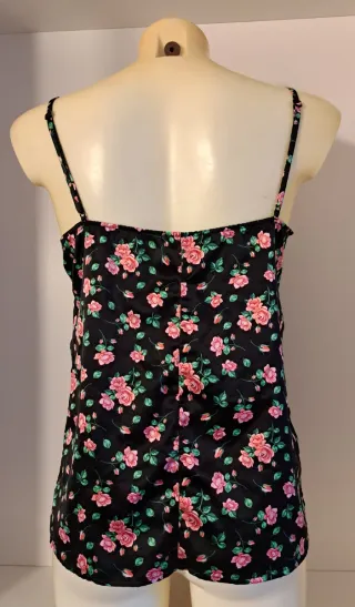 Camiseta tirantes pijama flores Tallas M y S